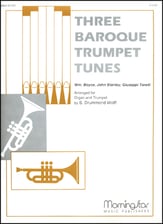 THREE BAROQUE TRUMPET TUNES cover